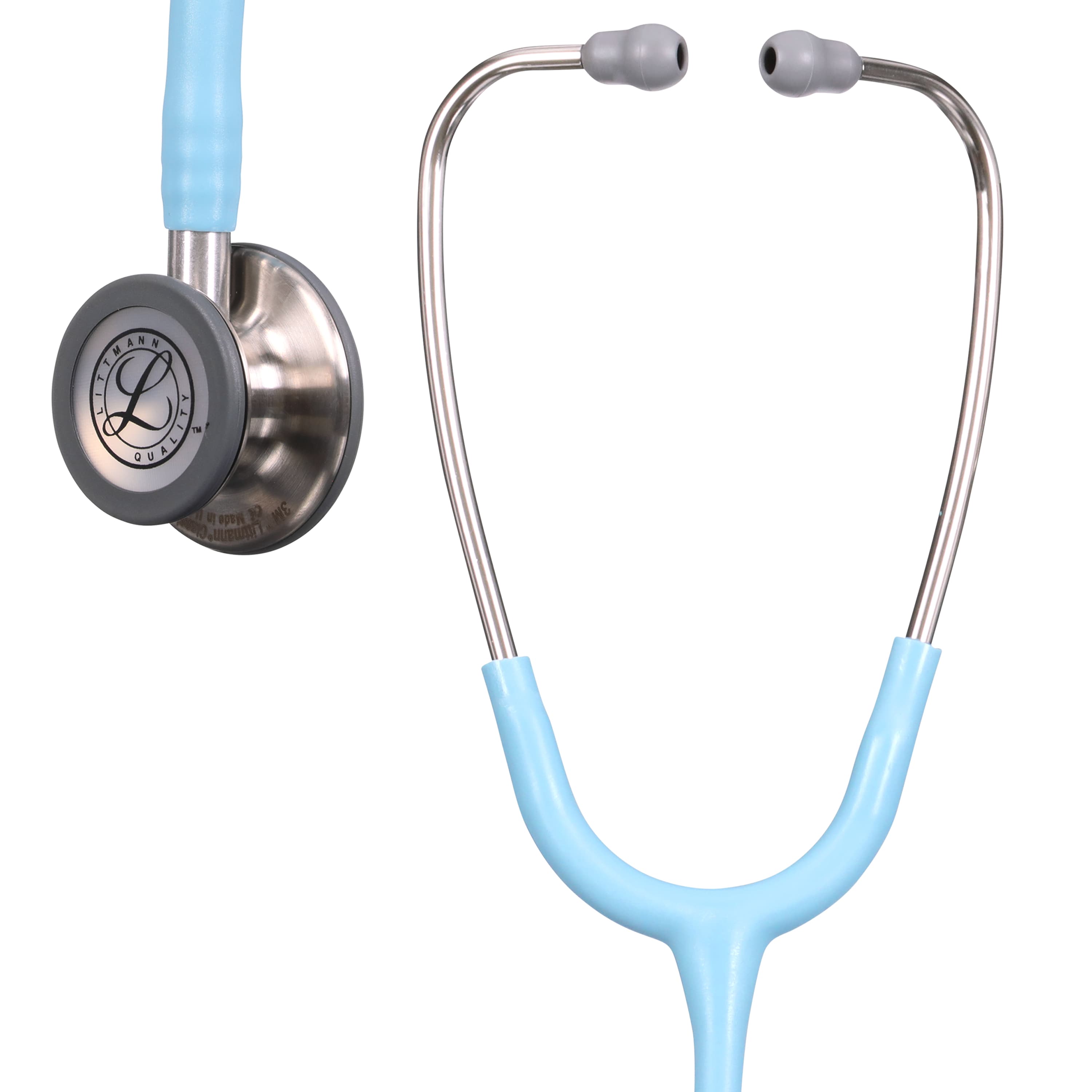 Nieuwe stethoscoop met satijnen afwerking - Marine Blue
