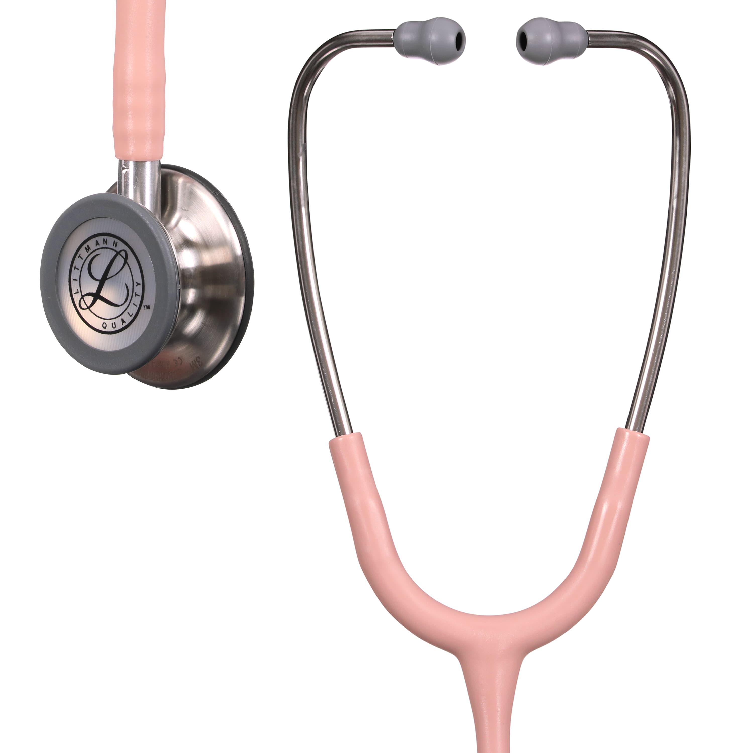 Nieuwe stethoscoop met satijnen afwerking - Champagne Rose
